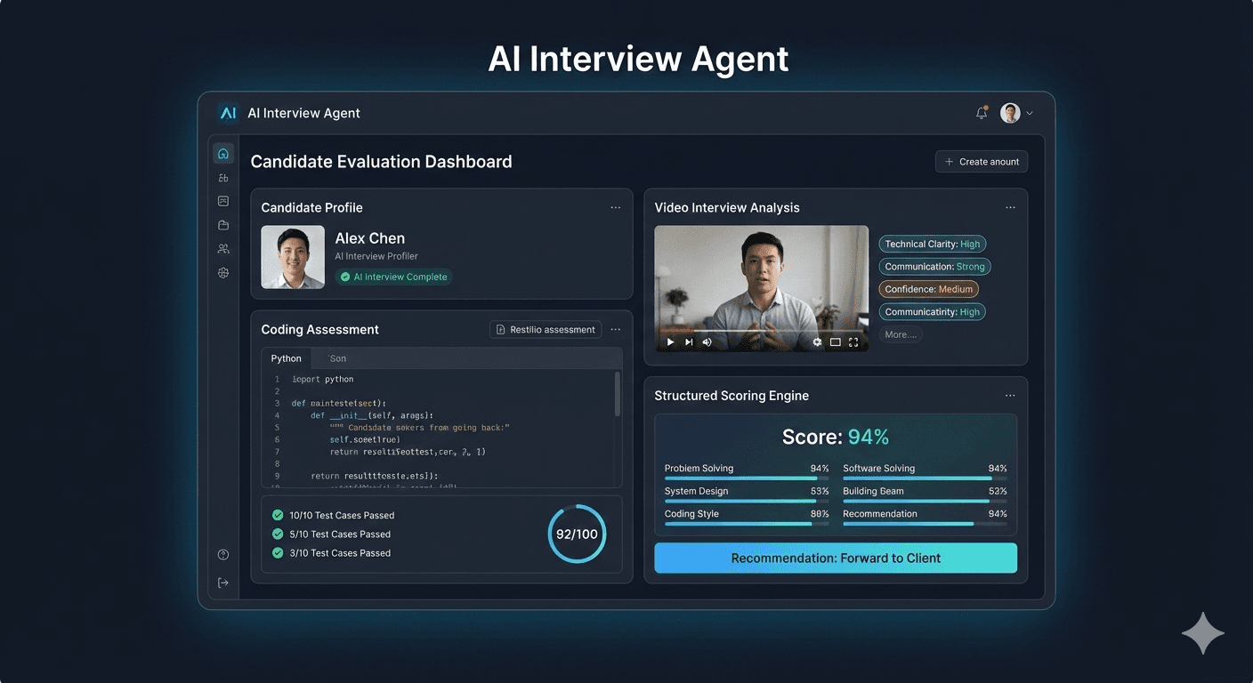 AI Interview Agent Dashboard